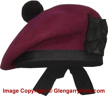 “Airborne Maroon” Balmoral Hat