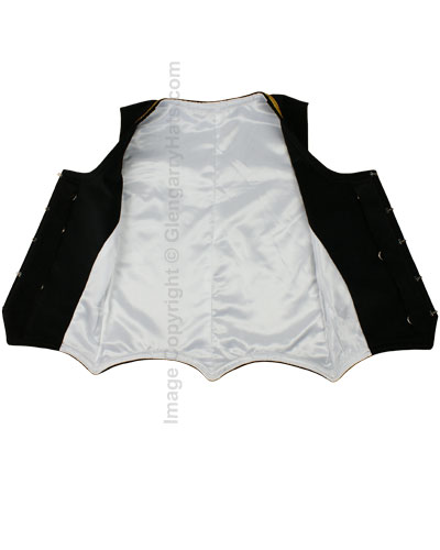Black Velvet Highland Dance Vest - Image 3