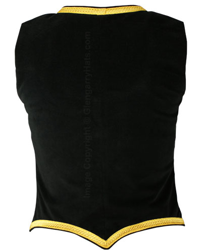 Black Velvet Highland Dance Vest - Image 5