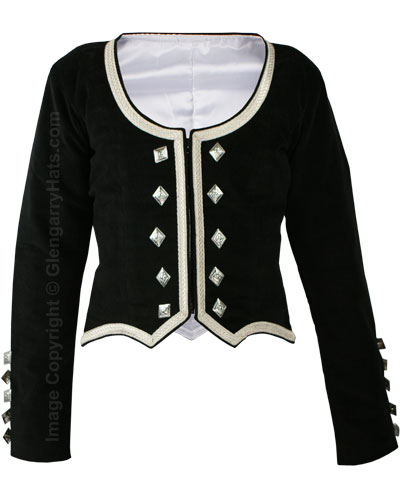 Black Velvet Highland Dance Jacket