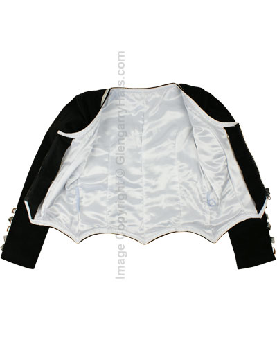 Black Velvet Highland Dance Jacket - Image 3