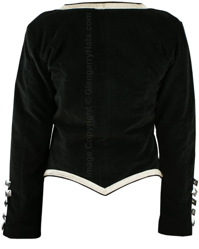 Black Velvet Highland Dance Jacket - Image 4