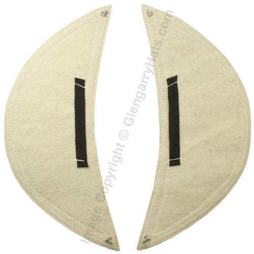 White Cotton Gold 5 Bar Trim Doublet Shoulder Shells