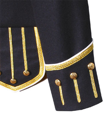 Dark Blue Pipe Band Doublet - Image 3