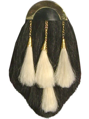 Clan Fraser 5 Tassel Horsehair Sporran