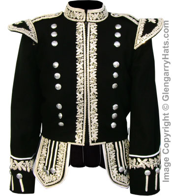 Silver Hand Embroidered "Royal" Doublet