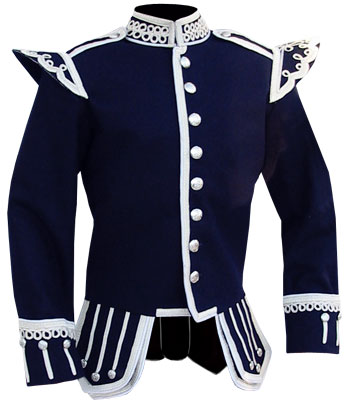 Navy Blue Pipe Band Doublet