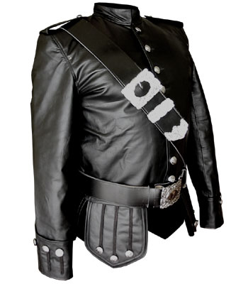 Black Leather Doublet - Image 4