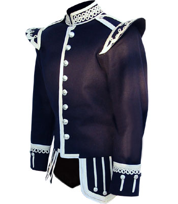 Navy Blue Pipe Band Doublet - Image 5