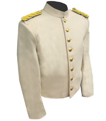Natural White Melton Wool Summer Tunic