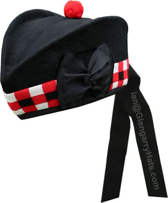 Black Glengarry Hat