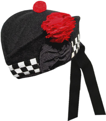 Black Glengarry Hat