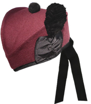 "Airborne Maroon" Glengarry Hat