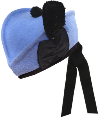 Sky Blue Glengarry Hat