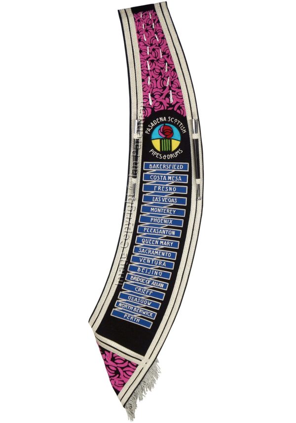 Custom Made Drum Major Baldric Sashes