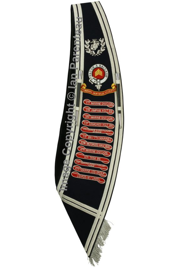 Custom Made Drum Major Baldric Sashes