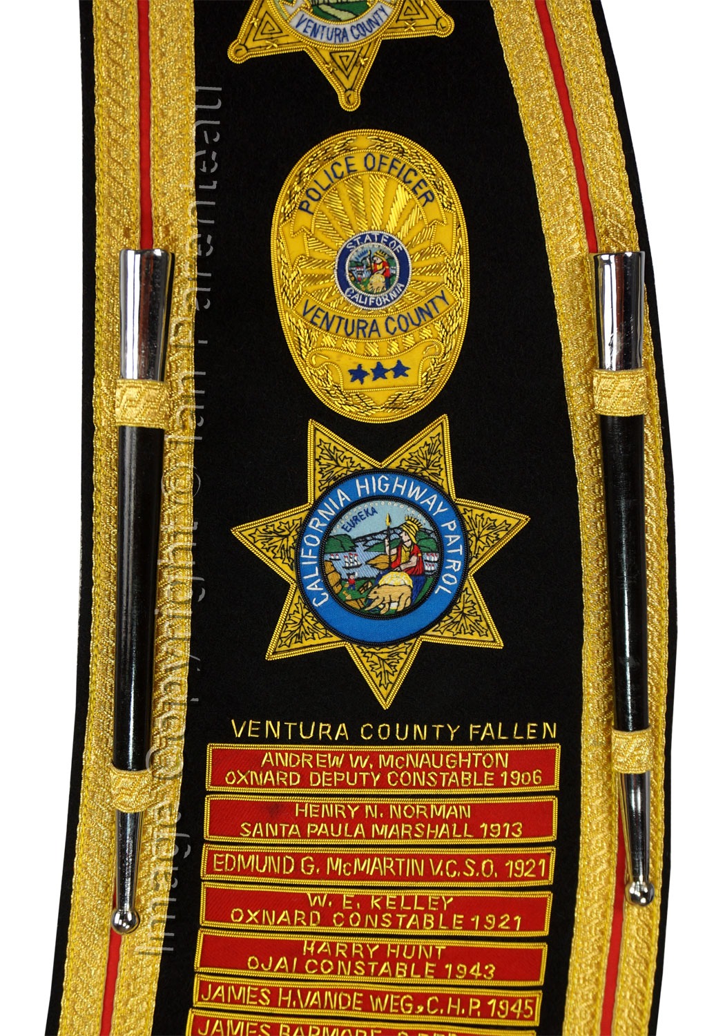 Custom Made Drum Major Baldric Sashes - Image 2