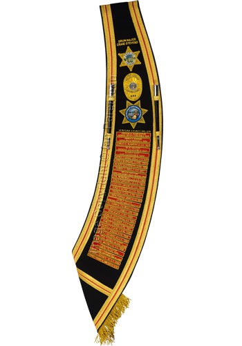 Custom Made Drum Major Baldric Sashes