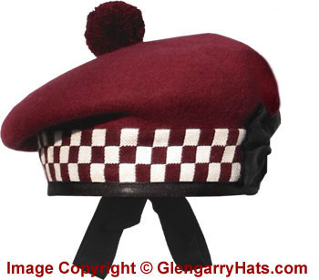 Maroon Balmoral Hat