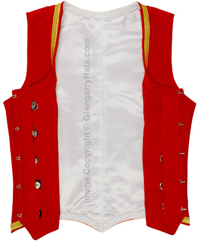 Red Velvet Highland Dance Vest