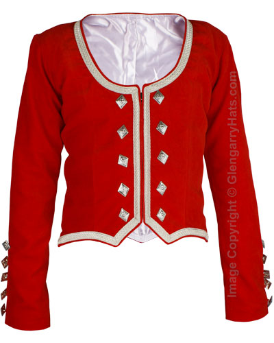 Red Velvet Highland Dance Jacket