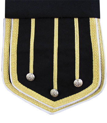 Black Wool Pipe Band Doublet - Image 3