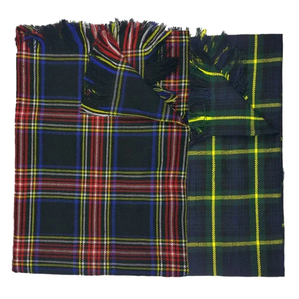 Acrylic Wool Tartan Fly Plaid Heavy Weight 16 oz