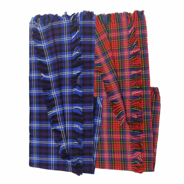 Acrylic Wool Tartan Fly Plaid Light Weight 13oz