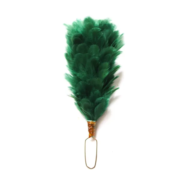 Feather Hackle Black 4 Inches