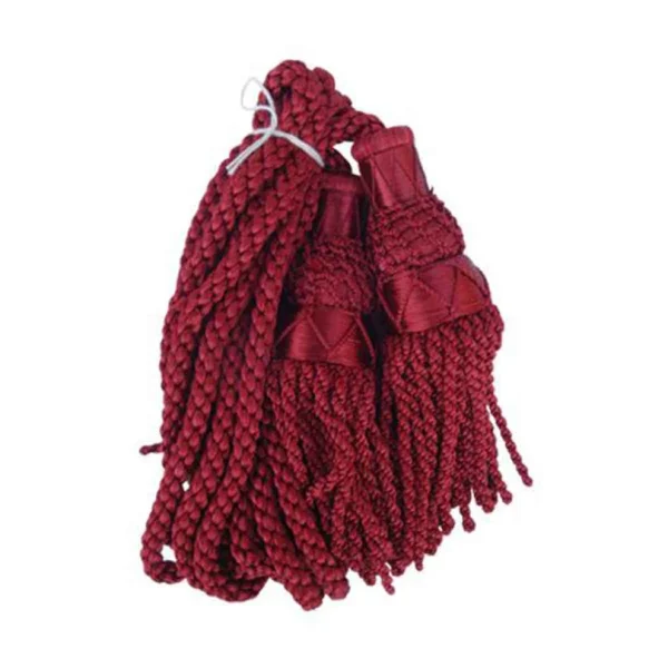 Bagpipe Cords Maroon Silk
