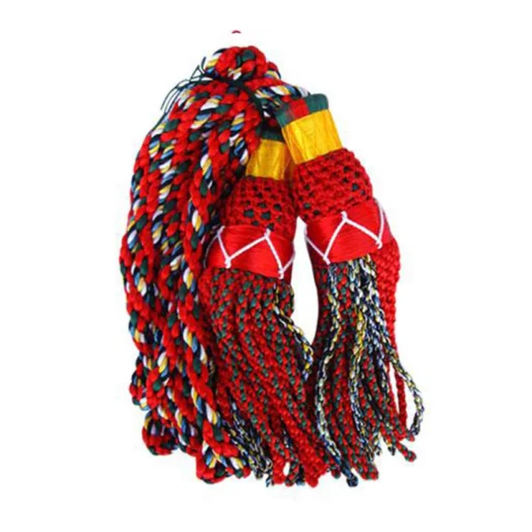 Bagpipe Cords Royal Stewart Silk